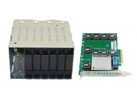 HP DL380 Gen9 Additional 8SFF Bay2 Cage/Backplane Kit + HP 12Gb SAS Expander Card